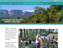 Tablet Screenshot of hummingbirdcommunity.org